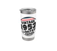 Edición especial limitada Birthday Born in 1952 Vaso térmico de acero inoxidable de doble pared