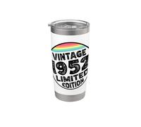 Edición especial limitada Birthday Born in 1952 Vaso térmico de acero inoxidable de doble pared