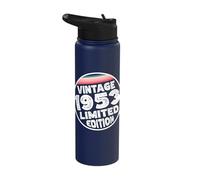 Edición especial limitada Birthday Born in 1953 Stainless Steel Insulated Water Bottle