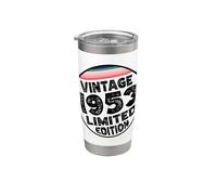 Edición especial limitada Birthday Born in 1953 Vaso térmico de acero inoxidable de doble pared