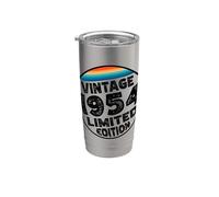 Edición especial limitada Birthday Born in 1954 Vaso térmico de acero inoxidable de doble pared