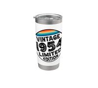 Edición especial limitada Birthday Born in 1954 Vaso térmico de acero inoxidable de doble pared