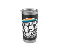 Edición especial limitada Birthday Born in 1954 Vaso térmico de acero inoxidable de doble pared