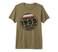 Edición Especial Limitada Birthday Born in 1955 Camiseta Premium