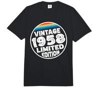 Edición Especial Limitada Birthday Born in 1958 Comfort Colors Adult Heavyweight T-Shirt