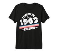 Edición Especial Limitada Birthday Born in 1963 Camiseta Premium