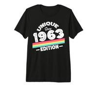 Edición Especial Limitada Birthday Born in 1963 Camiseta Premium