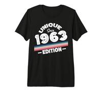 Edición Especial Limitada Birthday Born in 1963 Camiseta Premium