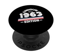 Edición Especial Limitada Birthday Born in 1963 PopSockets PopGrip Adhesivo