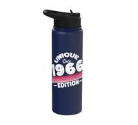 Edición especial limitada Birthday Born in 1966 Stainless Steel Insulated Water Bottle