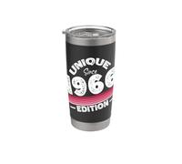 Edición especial limitada Birthday Born in 1966 Vaso térmico de acero inoxidable de doble pared