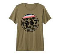 Edición Especial Limitada Birthday Born in 1967 Camiseta Premium