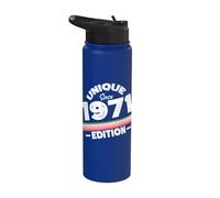 Edición especial limitada Birthday Born in 1971 Stainless Steel Insulated Water Bottle