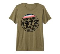 Edición Especial Limitada Birthday Born in 1972 Camiseta Premium
