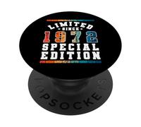 Edición Especial Limitada Birthday Born in 1972 PopSockets PopGrip Adhesivo
