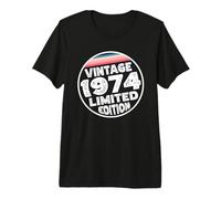 Edición Especial Limitada Birthday Born in 1974 Camiseta Premium