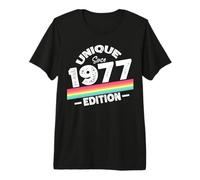 Edición Especial Limitada Birthday Born in 1977 Camiseta Premium