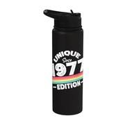 Edición especial limitada Birthday Born in 1977 Stainless Steel Insulated Water Bottle
