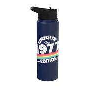 Edición especial limitada Birthday Born in 1977 Stainless Steel Insulated Water Bottle