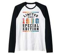 Edición Especial Limitada Birthday Born in 1980 Camiseta Manga Raglan