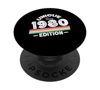 Edición Especial Limitada Birthday Born in 1980 PopSockets PopGrip Adhesivo