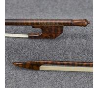 Edición extendida 74.5cm Arco de violín barroco de madera de serpiente VINGOBOW Nivel maestro Bien equilibrado Sonido dulce Premium Pelo de caballo natural Peso ligero Fácil control
