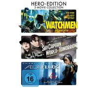 EDICIÓN HERO: WATCHMEN/SKY CAPTAIN/AEON FLUX 3DVD NUEVO EMBALAJE ORIGINAL