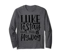 Edición I Like To Stay Home with My Dog Dog Dog Lover Edition Manga Larga