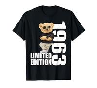 Edición Limitada 1963 Osos Cumpleaños 1963 Vintage 1963 Camiseta