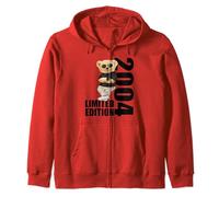 Edición limitada 2004 Oso Cumpleaños 2004 Vintage 2004 Sudadera con Capucha