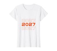 Edición Limitada 2027 cumpleaños Vendimia Mejor año Camiseta gráfica económica, Mujer, Blanco, XL