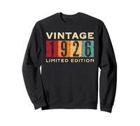 Edición Limitada de cumpleaños Retro de 100 años Vintage de 1926 Sudadera