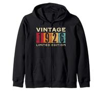 Edición Limitada de cumpleaños Retro de 100 años Vintage de 1926 Sudadera con Capucha
