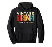 Edición Limitada de cumpleaños Retro de 101 años Vintage de 1925 Sudadera con Capucha