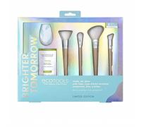 Edición Limitada HOLIDAYS: Ready, Set, Glow - Set 4 brochas rostro, con esponja aplicadora & gel lim