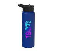 Edición Limitada Julio 1987 Año 1987 Retro 1987 Vintage 1987 Stainless Steel Insulated Water Bottle