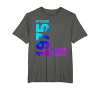 Edición Limitada Septiembre 1975 Vintage 1975 Año 1975 Retro Camiseta