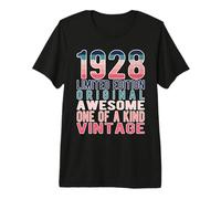 Edición Limitada, Vintage, Retro, año de Nacimiento 1928. Camiseta Premium