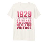 Edición Limitada, Vintage, Retro, año de Nacimiento 1929. Camiseta Premium