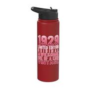Edición limitada, vintage, retro, año de nacimiento 1929. Stainless Steel Insulated Water Bottle