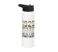 Edición limitada, vintage, retro, año de nacimiento 1929. Stainless Steel Insulated Water Bottle