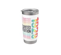 Edición limitada, vintage, retro, año de nacimiento 1929. Vaso térmico de acero inoxidable de doble pared