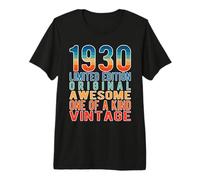 Edición Limitada, Vintage, Retro, año de Nacimiento 1930. Camiseta Premium