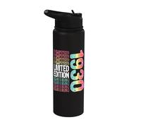 Edición limitada, vintage, retro, año de nacimiento 1930. Stainless Steel Insulated Water Bottle