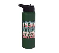 Edición limitada, vintage, retro, año de nacimiento 1930. Stainless Steel Insulated Water Bottle