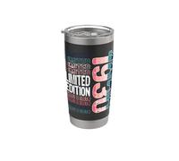 Edición limitada, vintage, retro, año de nacimiento 1930. Vaso térmico de acero inoxidable de doble pared