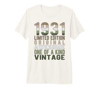 Edición Limitada, Vintage, Retro, año de Nacimiento 1931. Camiseta Premium