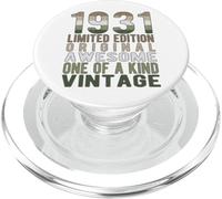 Edición Limitada, Vintage, Retro, año de Nacimiento 1931. PopSockets PopGrip para MagSafe