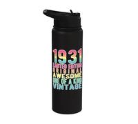 Edición limitada, vintage, retro, año de nacimiento 1931. Stainless Steel Insulated Water Bottle