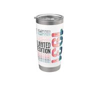 Edición limitada, vintage, retro, año de nacimiento 1931. Vaso térmico de acero inoxidable de doble pared